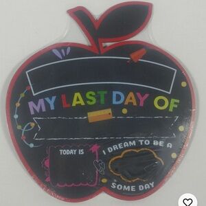 🌊3/$15~My First Day / Last Day Of School Chalkboard Sign/ Double Sided